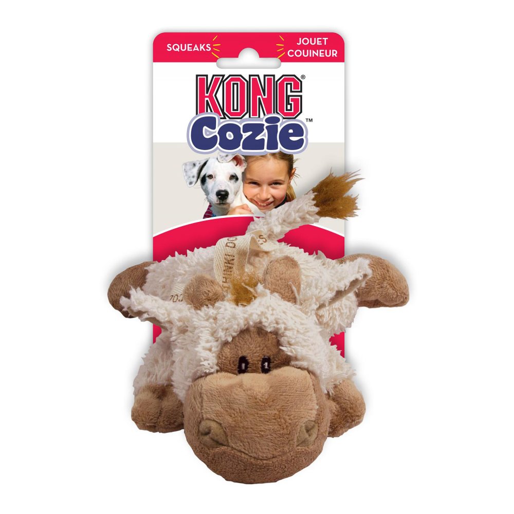 Kong Игрушка для собак Кози Натура (обезьянка, барашек, лось) плюш,маленькие 13 см