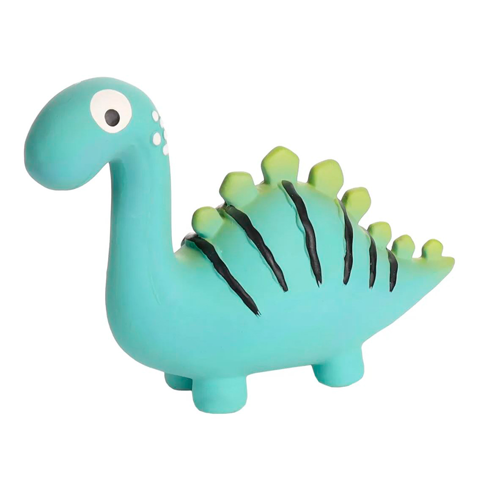 Flamingo Игрушка для собак из латекса Динозавр, S, 5х13х9,7 см, зелёный
