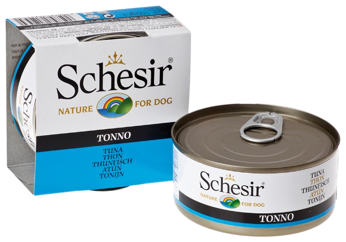 Schesir Шезир консервы 150 г для собак тунец