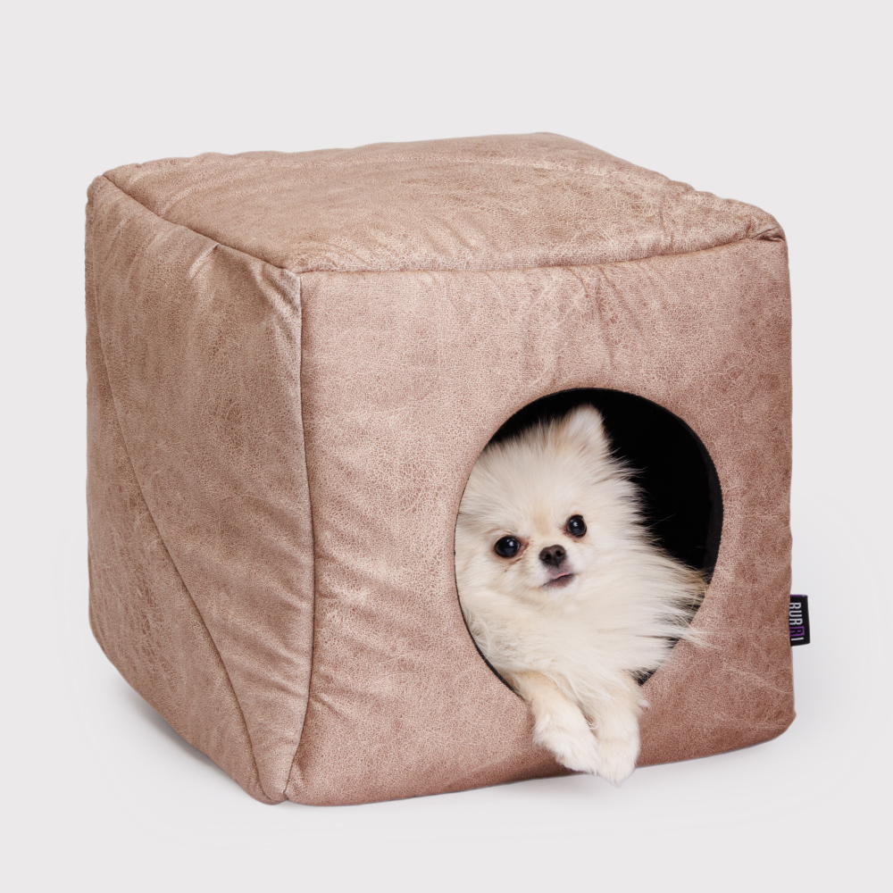 Rurri Дом-куб для кошек и собак Бархан, 36х36х36 см