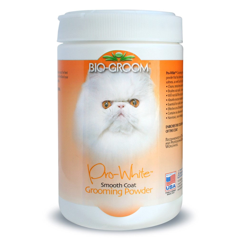 

Bio-Groom Pro-White Grooming Powder Пудра мягкая для собак и кошек, 178 мл