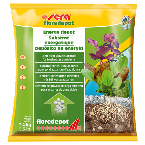 Sera Грунт для растений Floredepot 2,4 кг (пакет)
