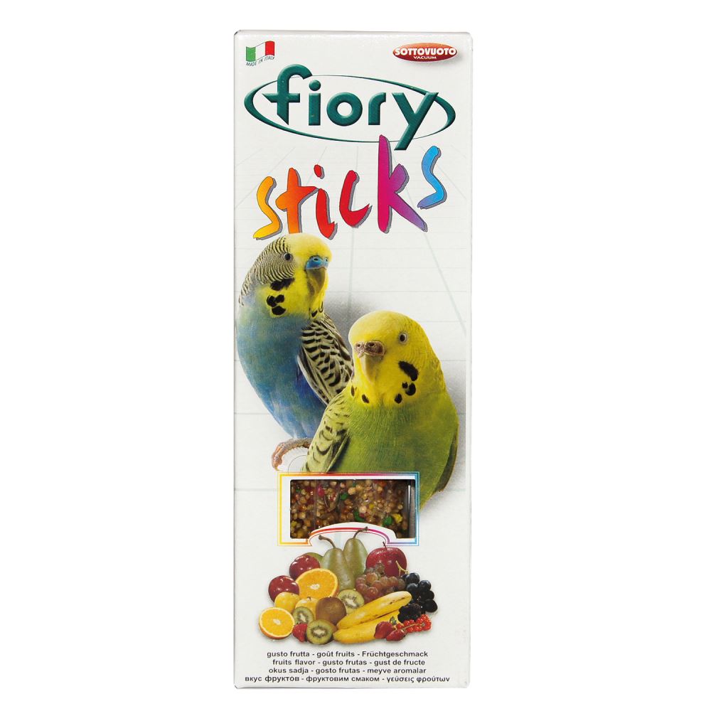 Fiory Sticks Палочки для попугаев с фруктами, 2х30 г