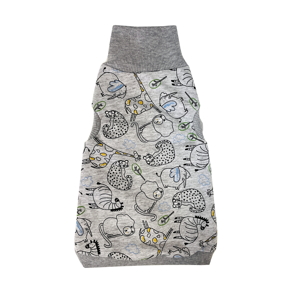 

Osso Водолазка утепленная для кошек Зоо XL серый (унисекс)