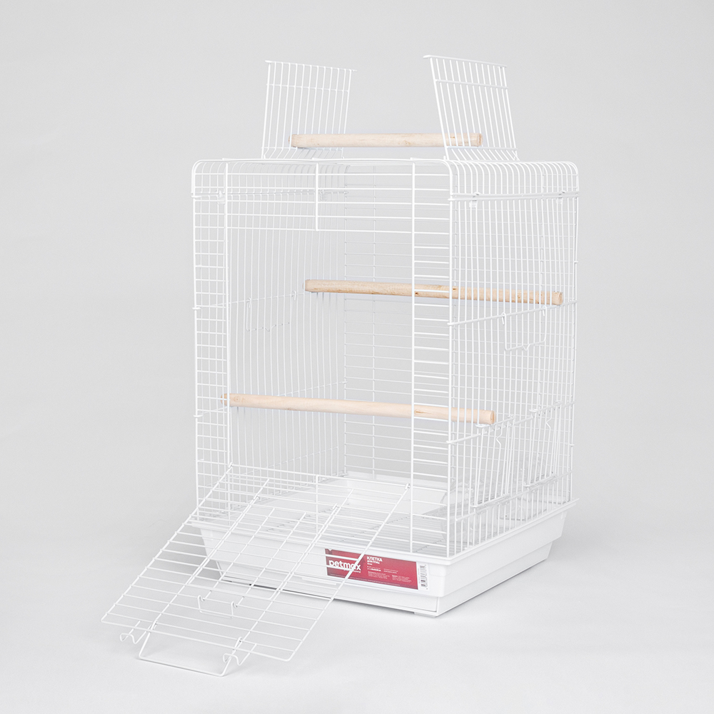

Petmax Клетка для птиц, 40х40х58 см, белая