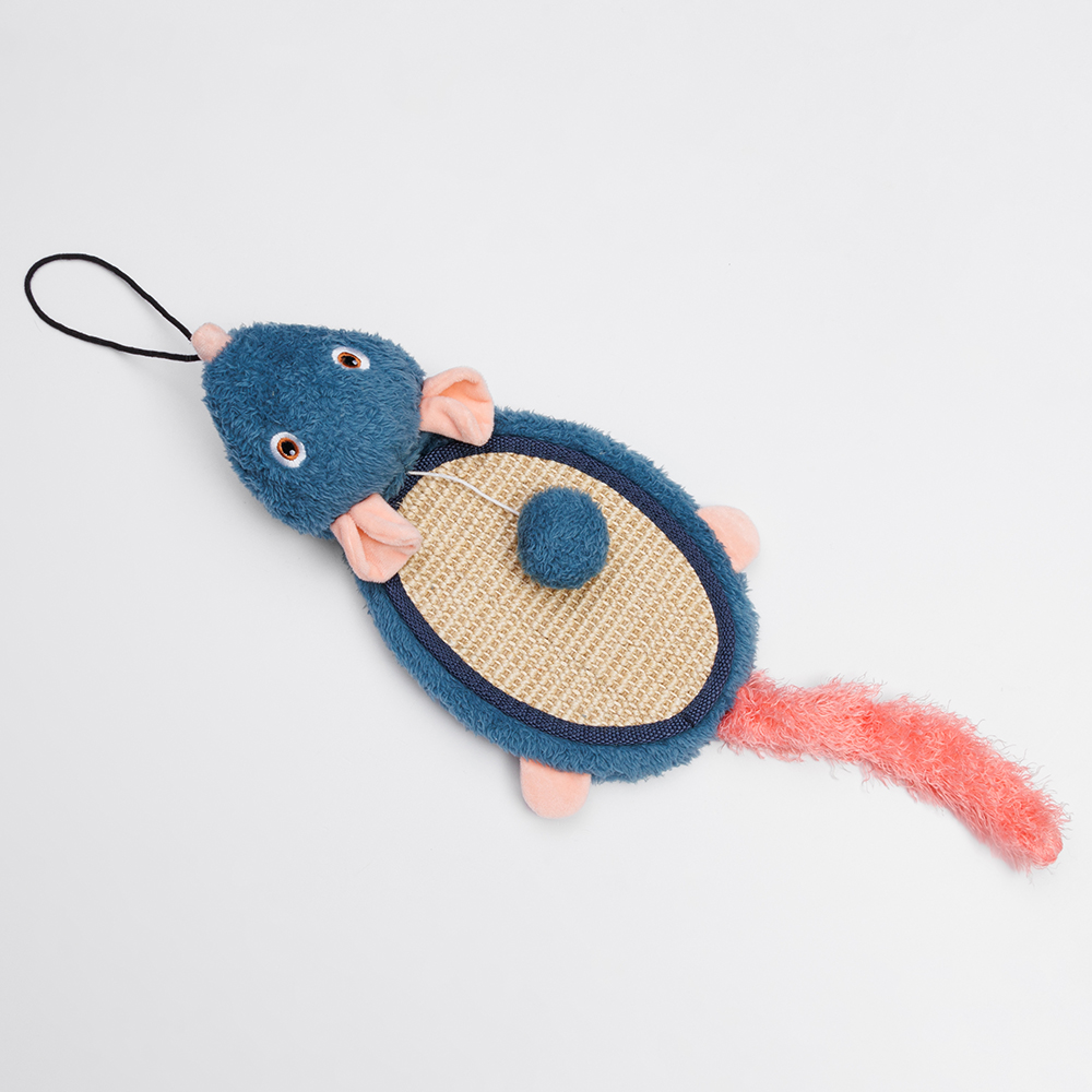 Rurri Игрушка-когтеточка Мышка (54x19x7 см) для кошек