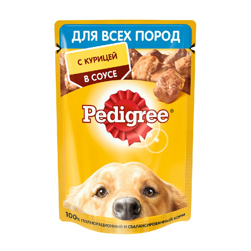 Pedigree Корм влажный для собак с курицей, 85 г