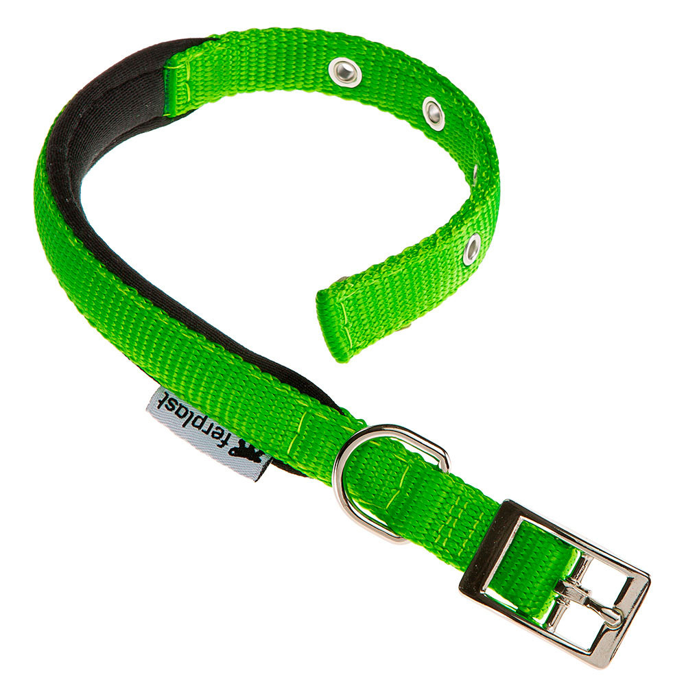 Ferplast Ошейник для собак средних пород Daytona, 37-45 см, 25 мм, зеленый 