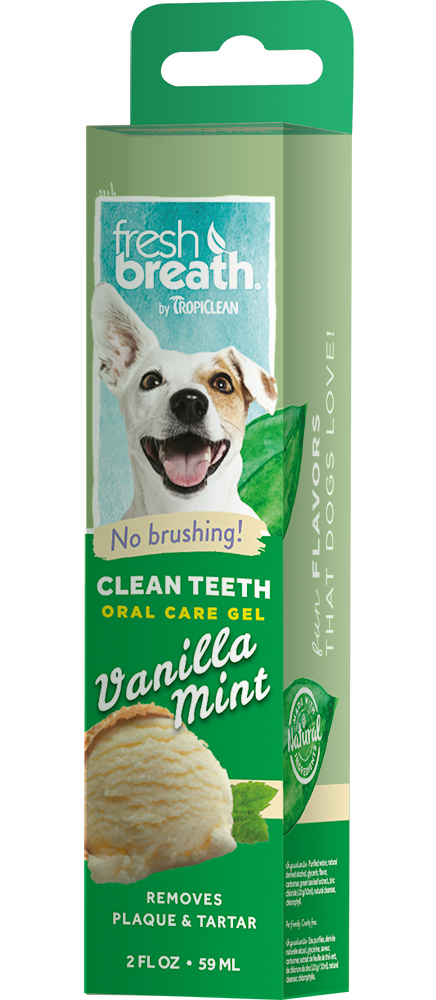 TropiСlean гель для собак для чистки зубов ваниль/мята