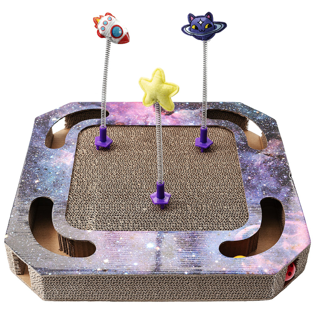 

Rurri Когтеточка-игрушка Космос 45х45х6 см Space-Travel