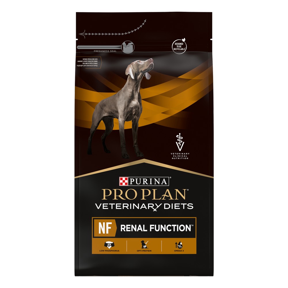 

PRO PLAN® Veterinary Diets Veterinary Diets NF Renal Function Сухой диетический корм для собак при хронической почечной недостаточности, 3 кг