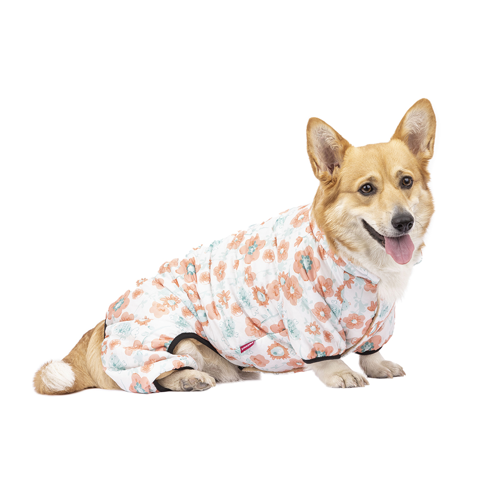 

Petmax Комбинезон для собак с цветами 2XL бежевый (девочка)