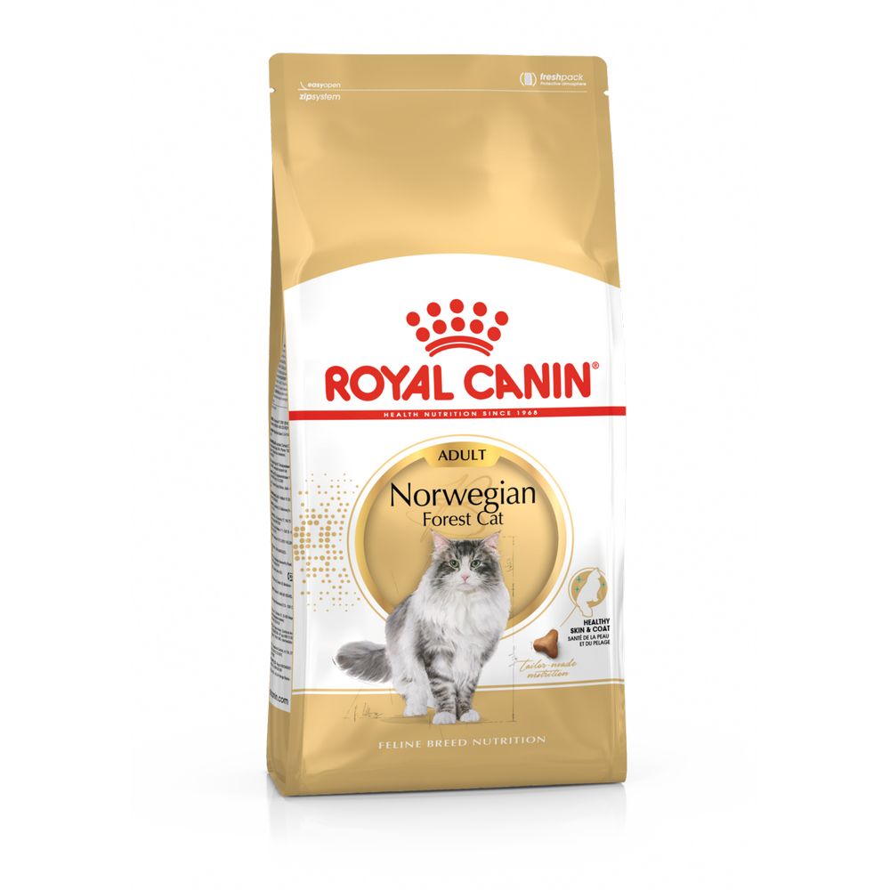 

Royal Canin Корм сухой Роял Канин для кошек Норвежская лесная, пак. 400 г