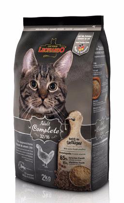 Leonardo Adult Complete 32/16 корм для взрослых кошек в возрасте от 1 года с пониженной активностью, с птицей, 2 кг
