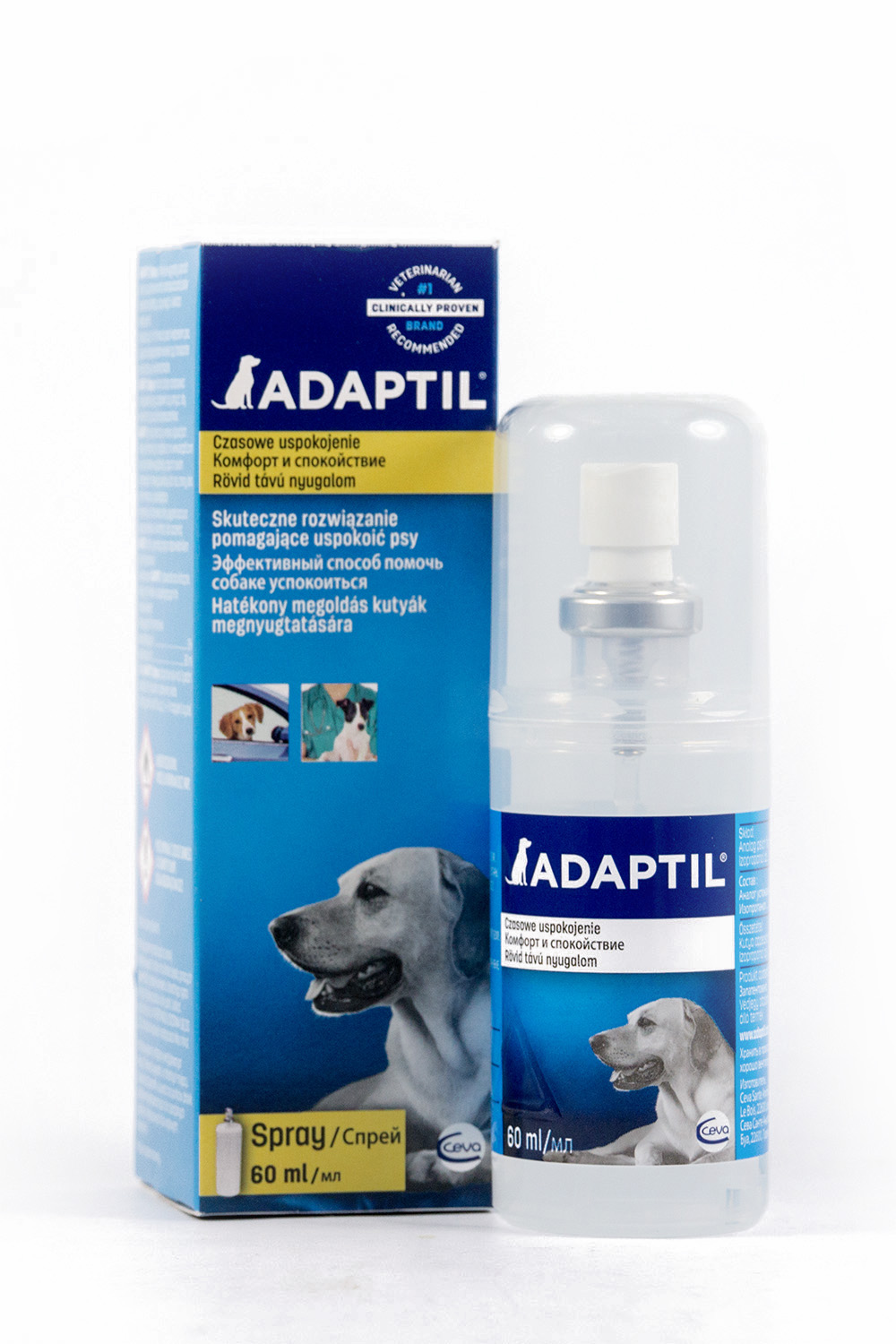Ceva Адаптил феромон для собак спрей 60мл (модулятор поведения)