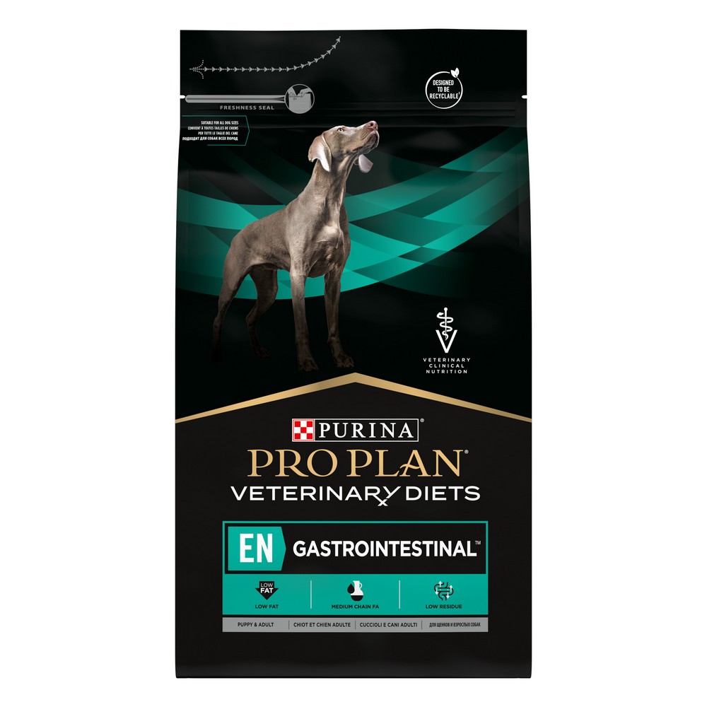 PRO PLAN® Veterinary Diets EN Gastrointestinal Сухой диетический корм для собак при расстройствах пищеварения, 5 кг