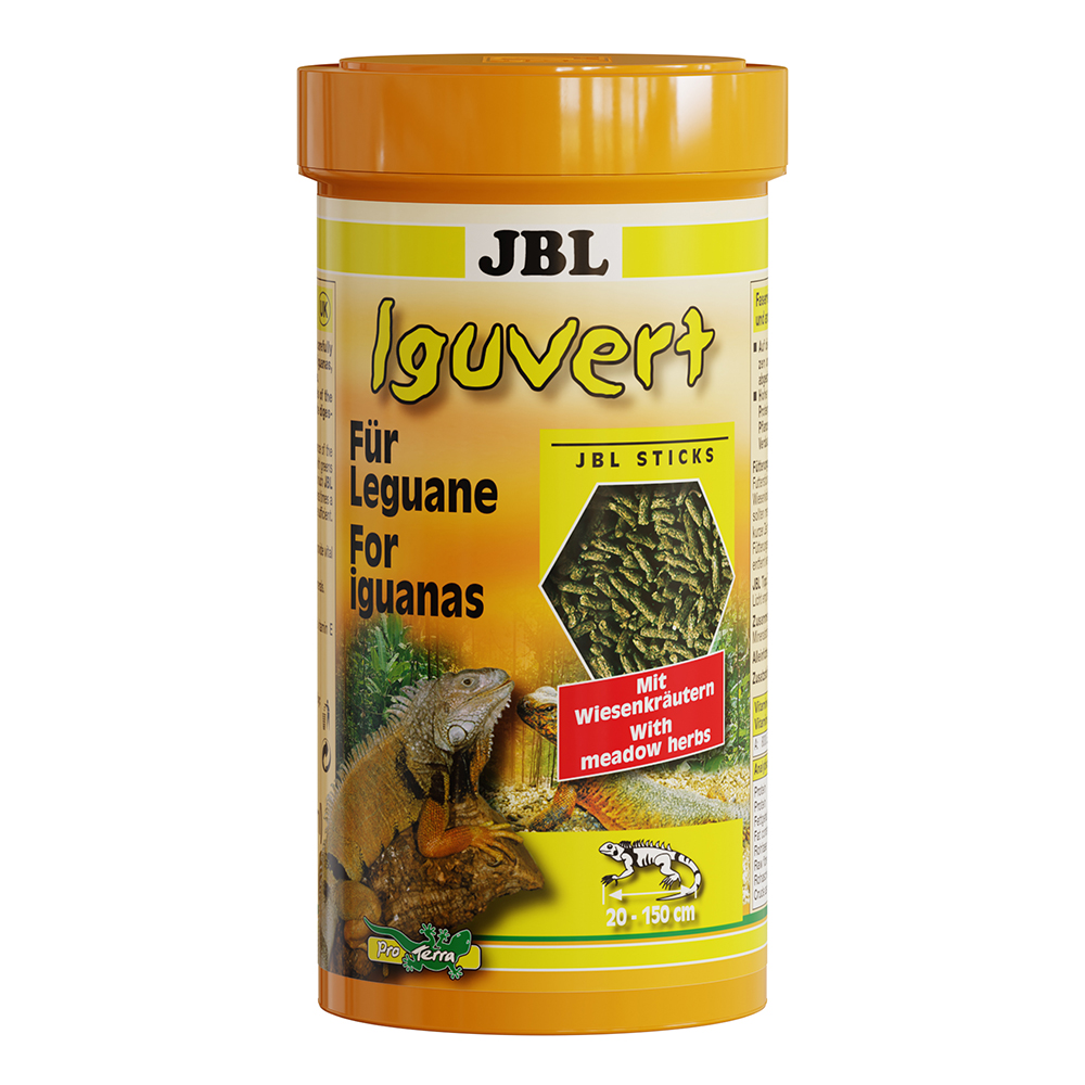 JBL Iguvert Основной корм в форме палочек для игуан и ящериц