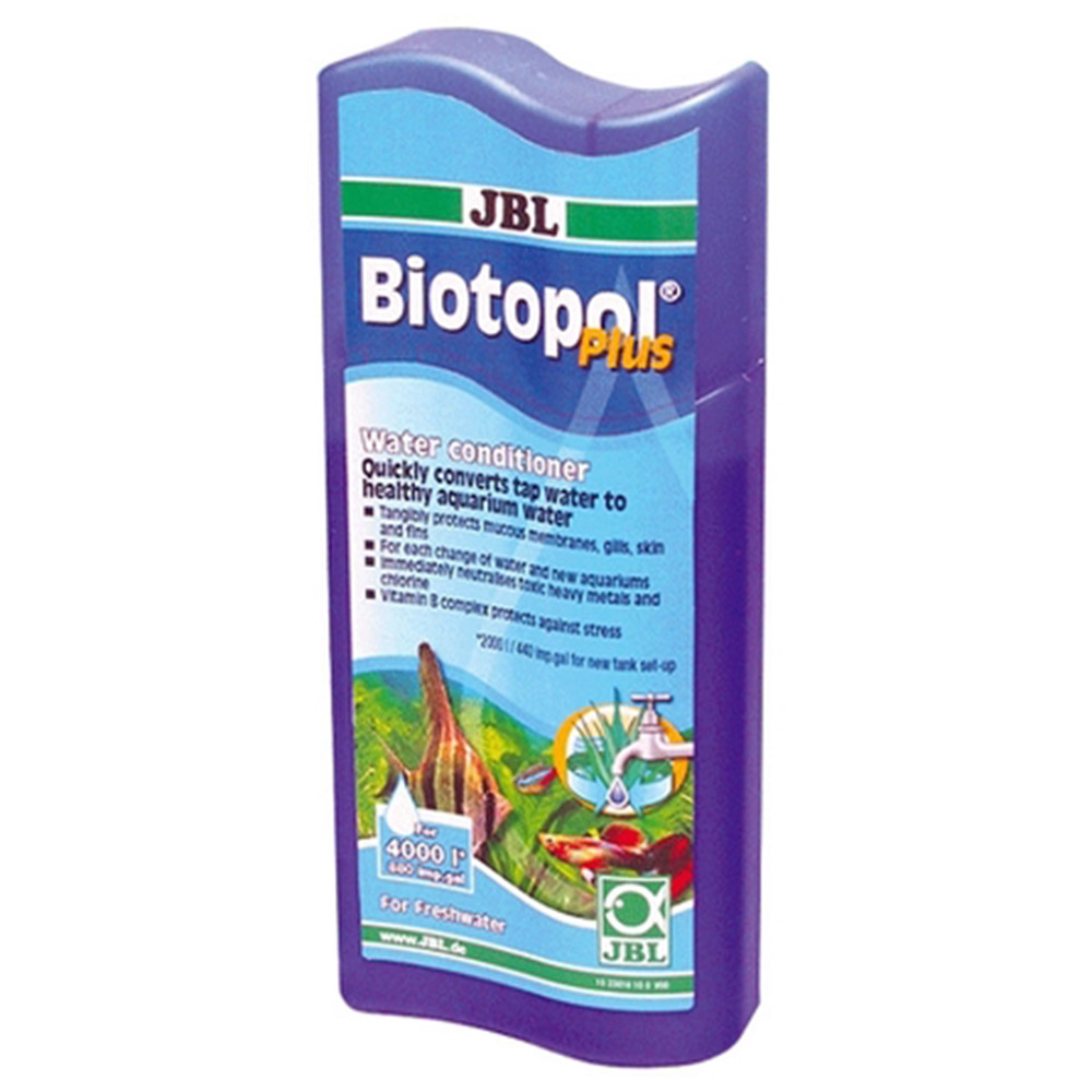 JBL Biotopol plus Кондиционер для воды с высоким содержанием хлора, 250мл,на 4000л