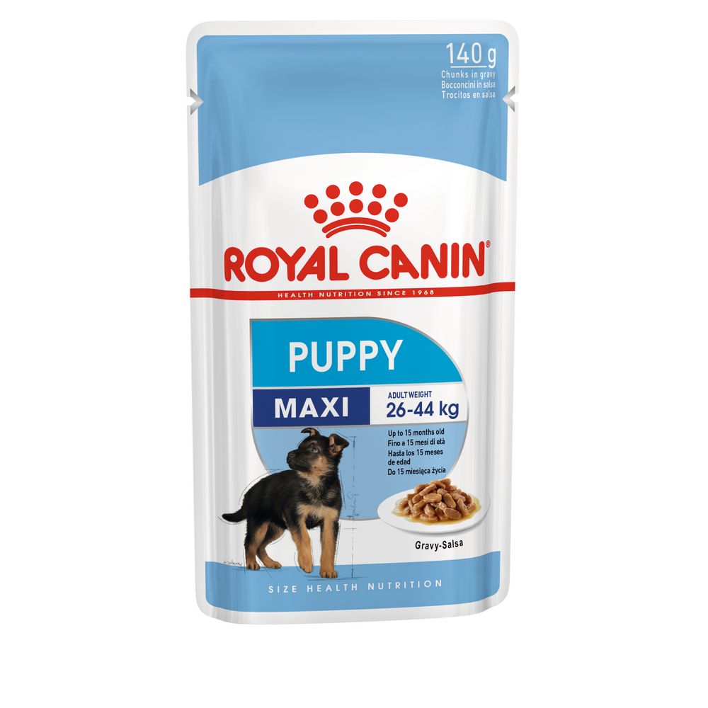 Royal Canin Корм влажный 140г Роял Канин для щенков крупных пород Макси Паппи