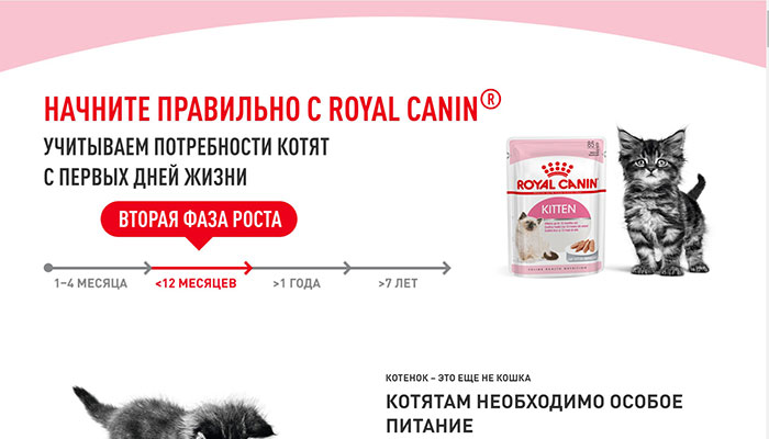 Корм Royal Canin Kitten паштет для котят ассорти 85 г