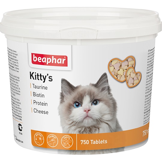 Кормовая добавка Kittys Mix для кошек, 750 таб
