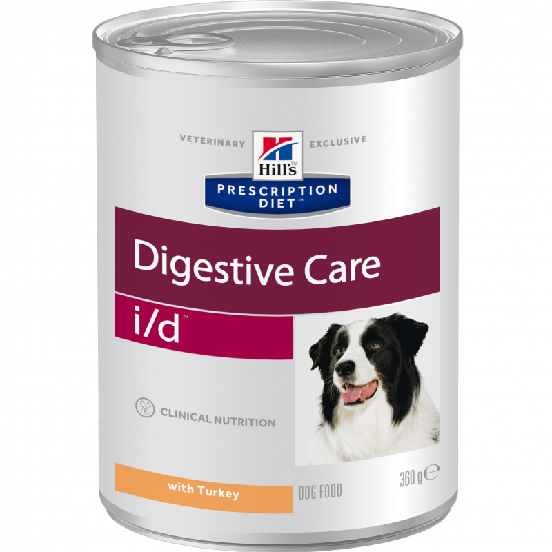 Prescription Diet id Digestive Care влажный корм для собак при расстройствах жкт, с индейкой, 360г