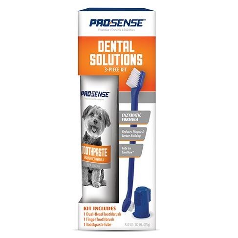 Pro-Sense Dental Starter Kit набор для ухода за зубами кошек и собак, 3 пред.