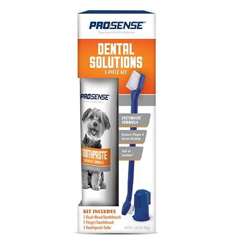Набор для ухода за зубами для собак Pro-Sense, 3 предмета