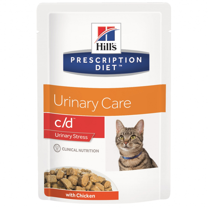Prescription Diet cd Multicare Urinary Stress влажный корм для кошек, с курицей, 85г