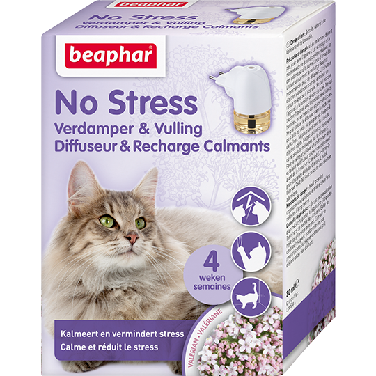 Диффузор No Stress со сменным блоком с успокоительным эффектом для кошек, 30мл